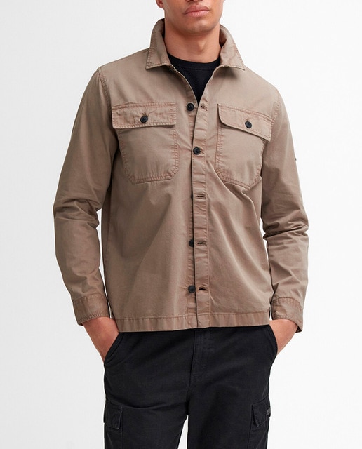 Imagen 0 de Sobrecamisa de hombre de corte regular de manga larga