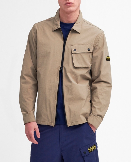 Imagen 0 de Sobrecamisa de hombre de manga larga con cremallera y botones