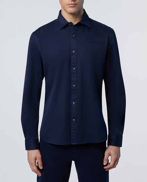Imagen 0 de Camisa de loneta de algodón de hombre