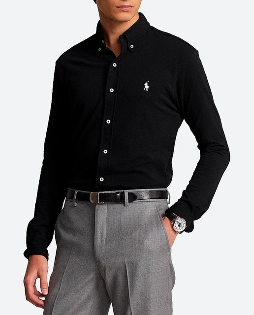 Imagen 0 de Camisa de hombre de piqué ultraligera Regular Fit