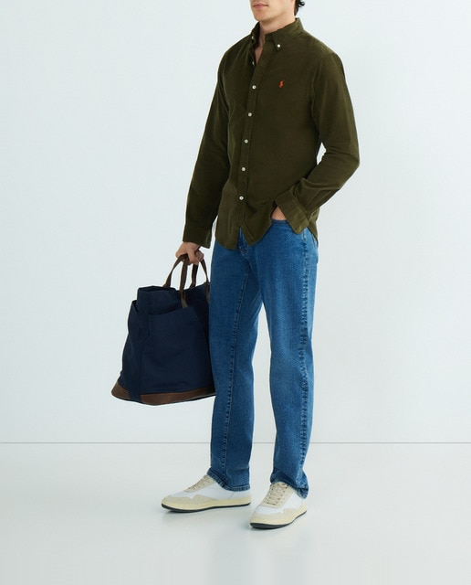 Imagen 0 de Camisa de hombre de micropana Slim fit