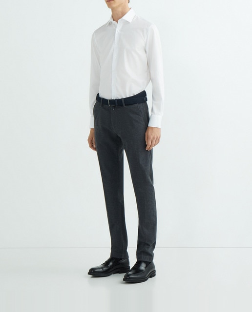 Imagen 0 de Pantalón chino de hombre de pata de gallo