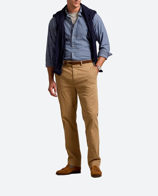 Imagen 0 de Pantalón chino de hombre de algodón Straight fit tallas grandes