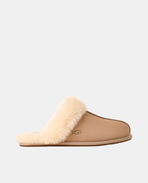 Imagem 0 de Slippers Scufette II em Pele e Forrados com Pelo