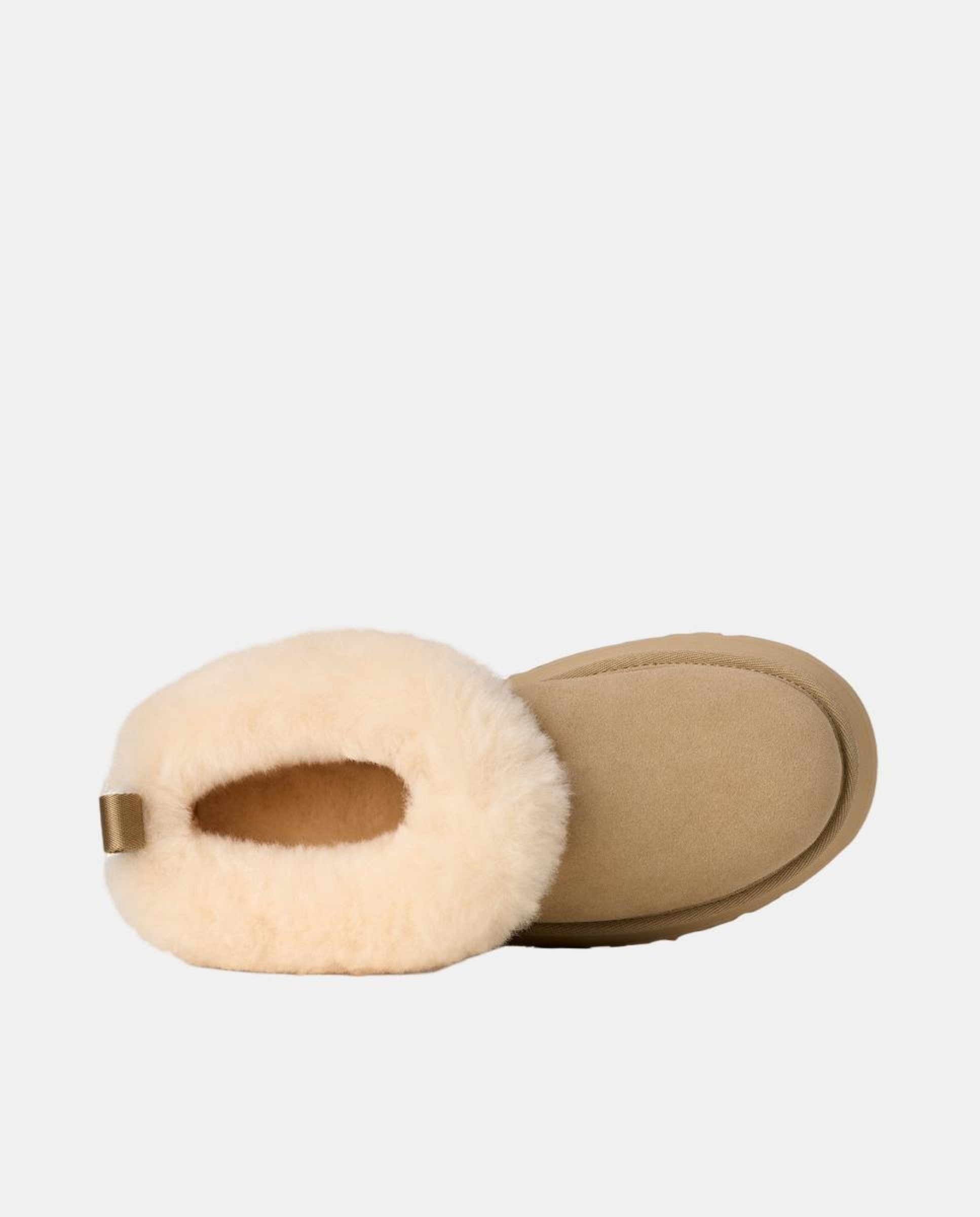Botins Rasos Tazzelle em Pele e com Pelo Exterior Natural-6