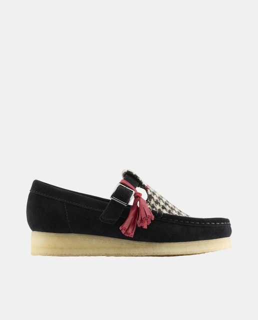 Imagem 0 de Sapatos Wallabee T Bar em Têxtil com Sola de Borracha