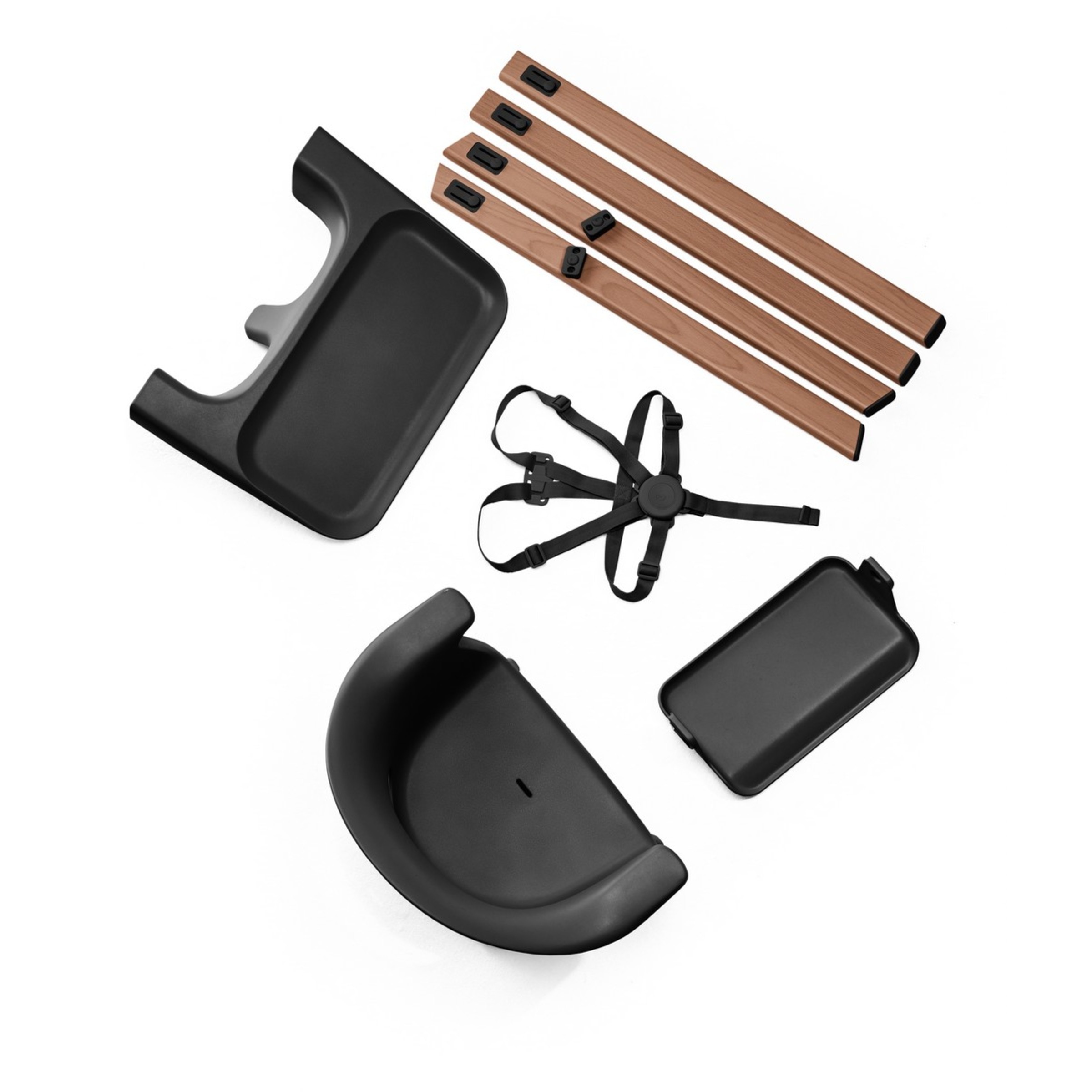 Cadeira de Refeição Evolutiva Clikk Preto / Castanho-3