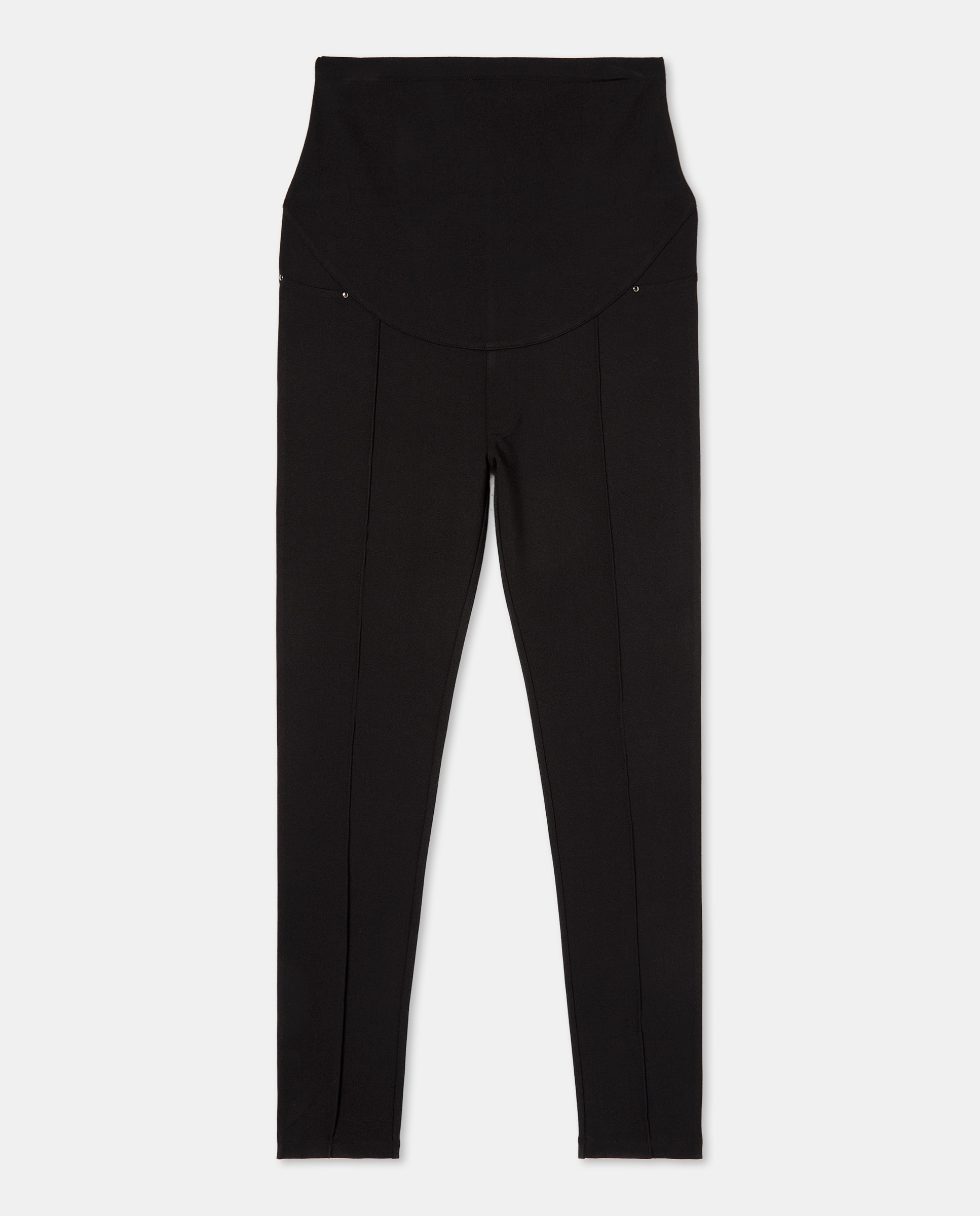 Jeans Lisas de Pré-Mamã Preto-4