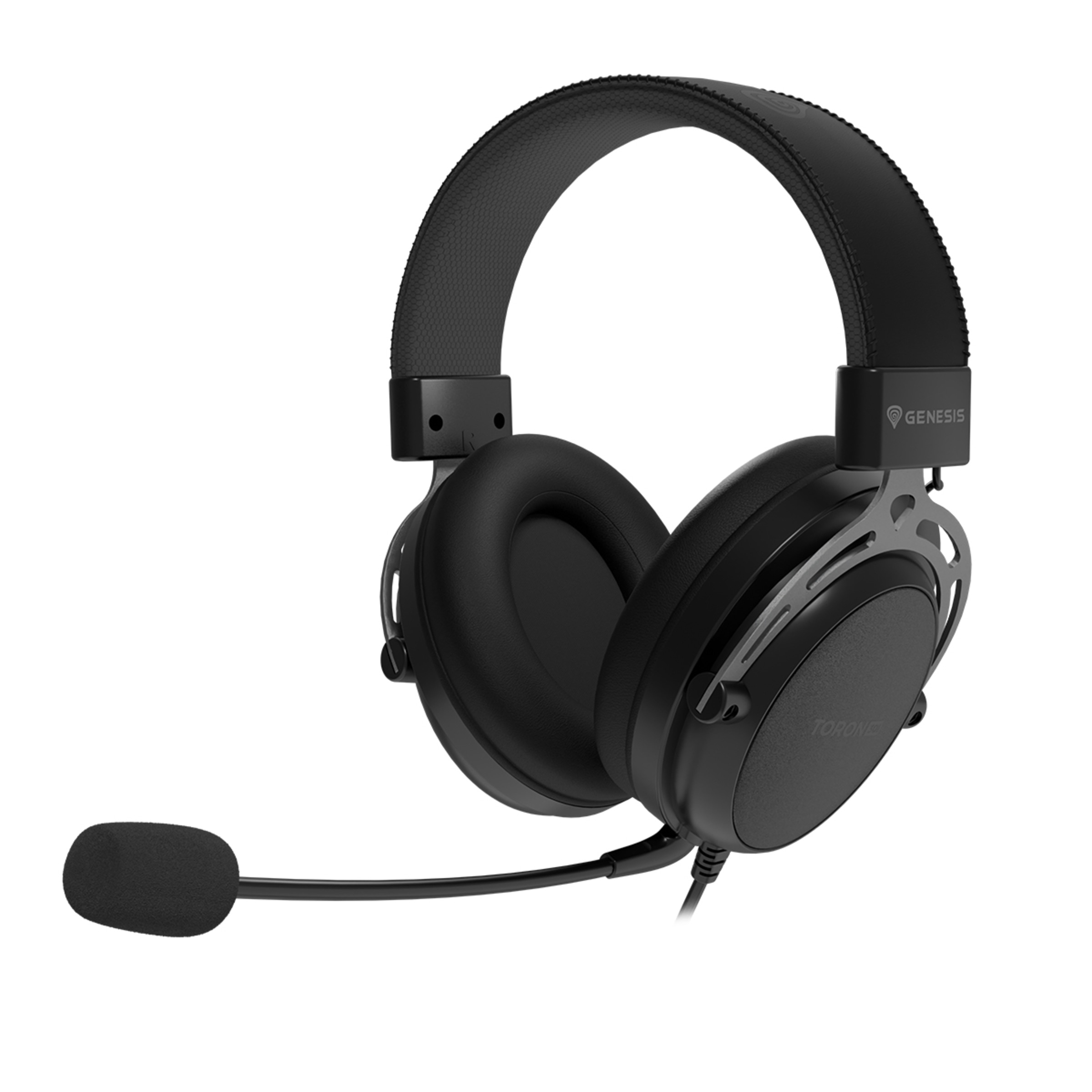 Auriculares con micrófono Gaming Genesis TORON 301 Negro-1