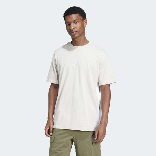 Imagen 0 de Camiseta de hombre Essentials Single Jersey 3 bandas adidas