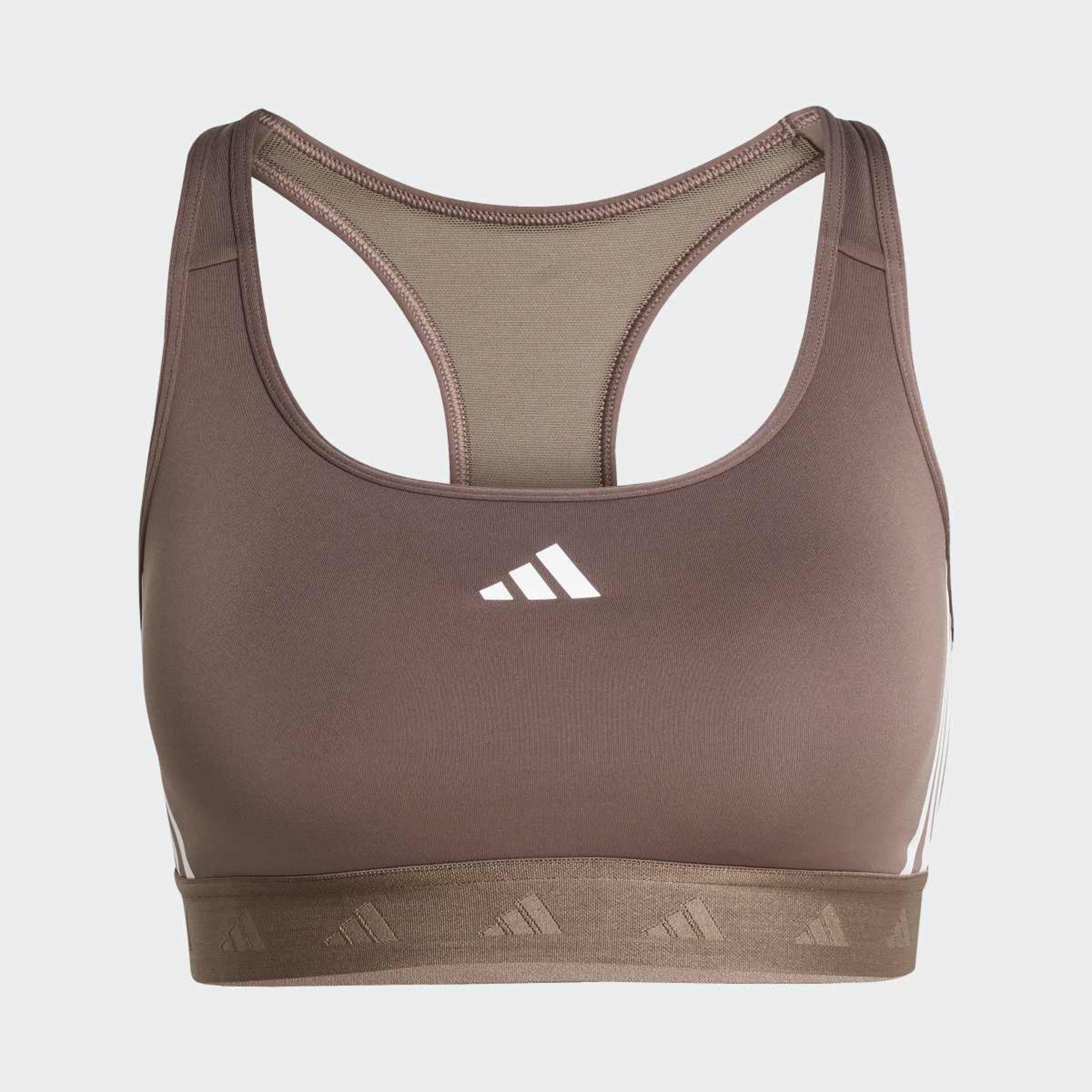 Top de Mulher Hyperglam Powerreact Training Medium-Support Castanho-6