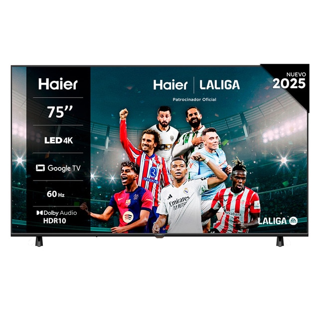 Imagen 0 de TV LED 189 cm (75") Haier H75K85FUX UHD 4K, Smart Google TV, HDR10, Dolby Audio