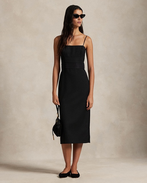 Imagem 0 de Vestido de Lã Curto de Alças