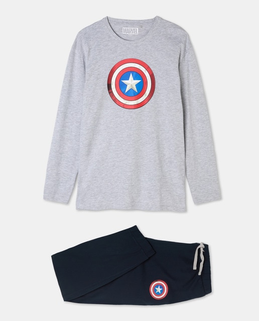 Imagem 0 de Pijama de Manga Comprida em Jersey da Licença Marvel