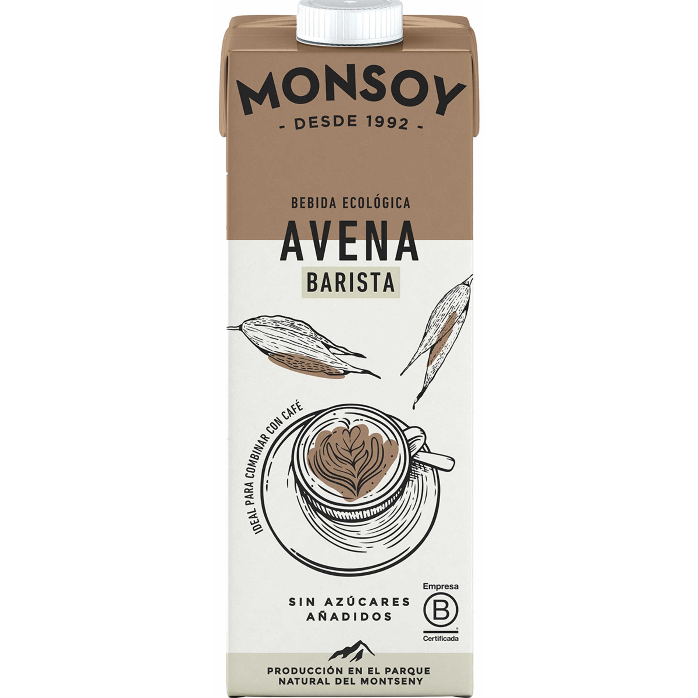 Bebida de Aveia Barista Bio embalagem| 1 L