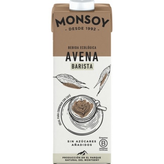Bebida de Aveia Barista Bio embalagem 1 L - Monsoy