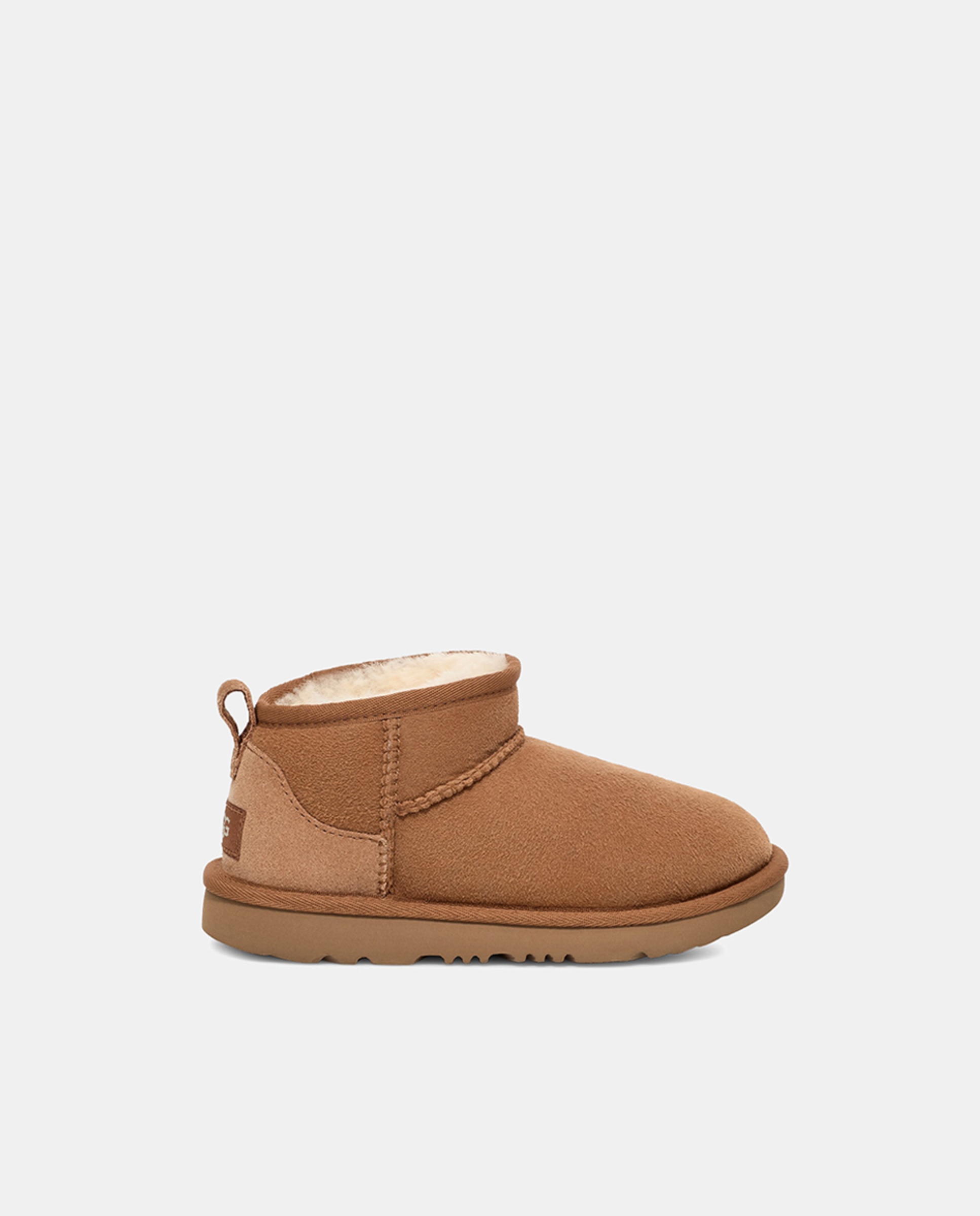 Botins em Pele Forrados com Pelo Castanho-1