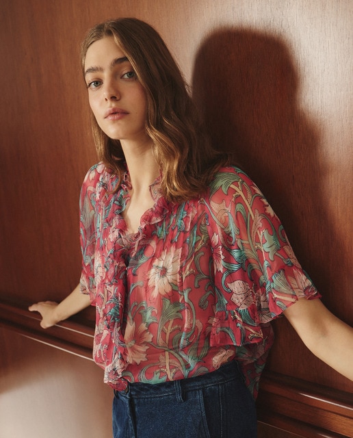 Imagem 0 de Blusa com Estampado Floral