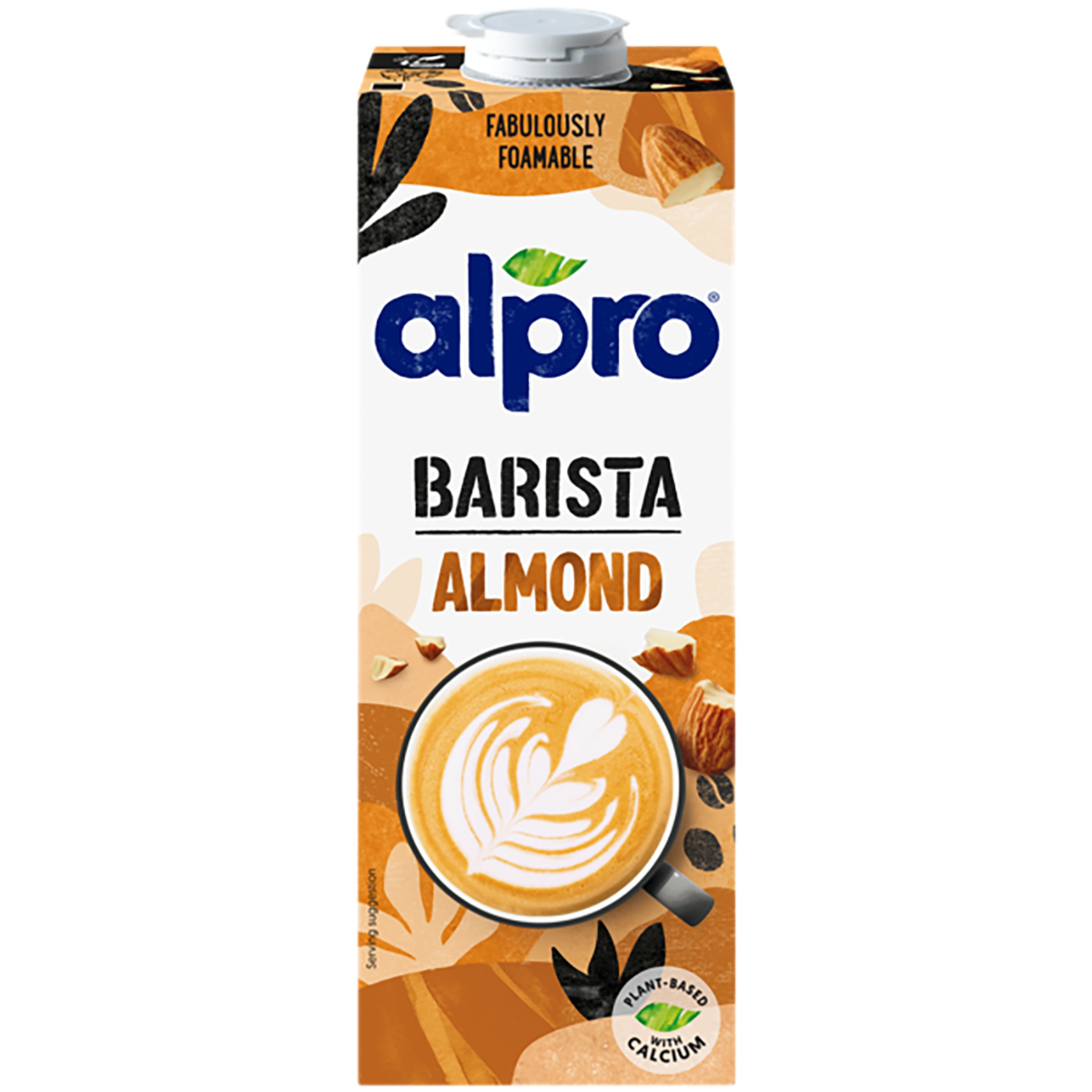 bebida de almendra Barista 100% vegetal especial para café brik 1 l