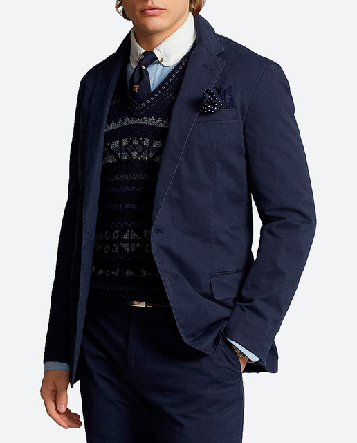 Imagen 0 de Americana de hombre regular fit de algodón