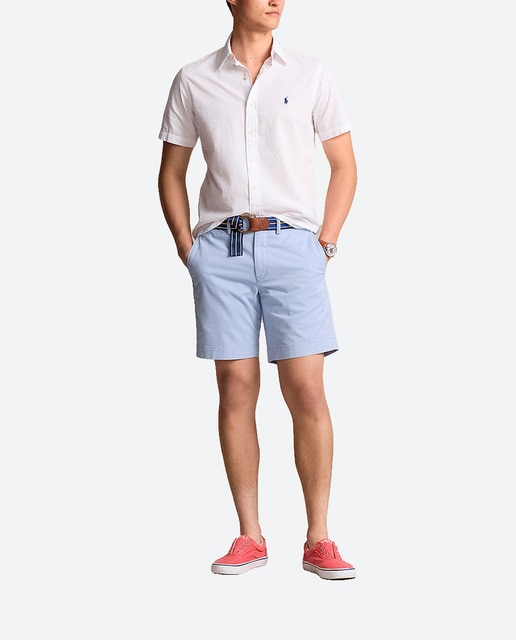 Imagen 0 de Pantalón corto de hombre de algodón Straight fit