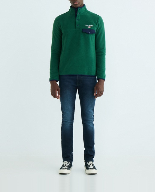 Imagen 0 de Sudadera de hombre polar con cuello alto