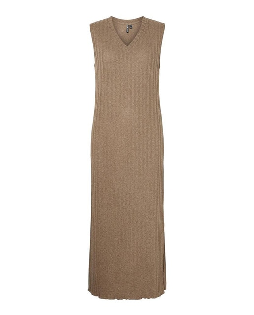 Imagem 0 de Vestido Comprido de Malha sem Mangas