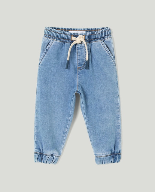 Imagem 0 de Jeans de Felpa Tipo Joggers de Bebé