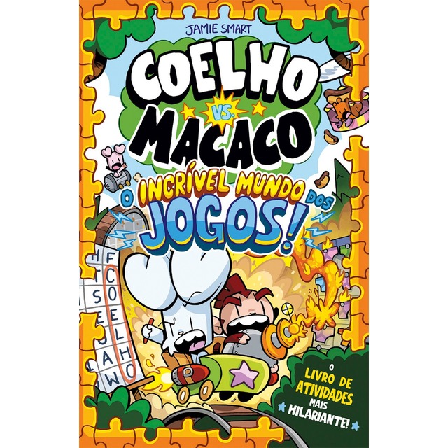 Imagem 0 de Coelho vs. Macaco: O incrível mundo dos jogos! - O livro de atividades mais hilariante!