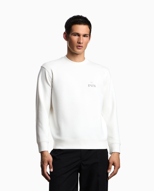 Imagem 0 de Sweatshirt de Decote Redondo com Logótipo em Contraste