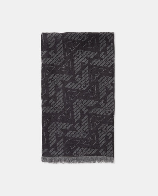 Imagen 0 de Foulard con diseño multi águilas Emporio Armani