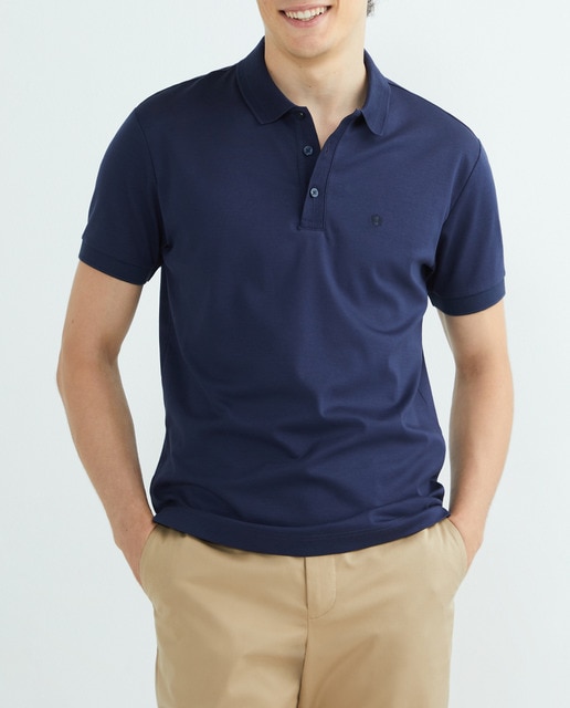 Imagen 0 de Polo manga corta interlock de hombre.