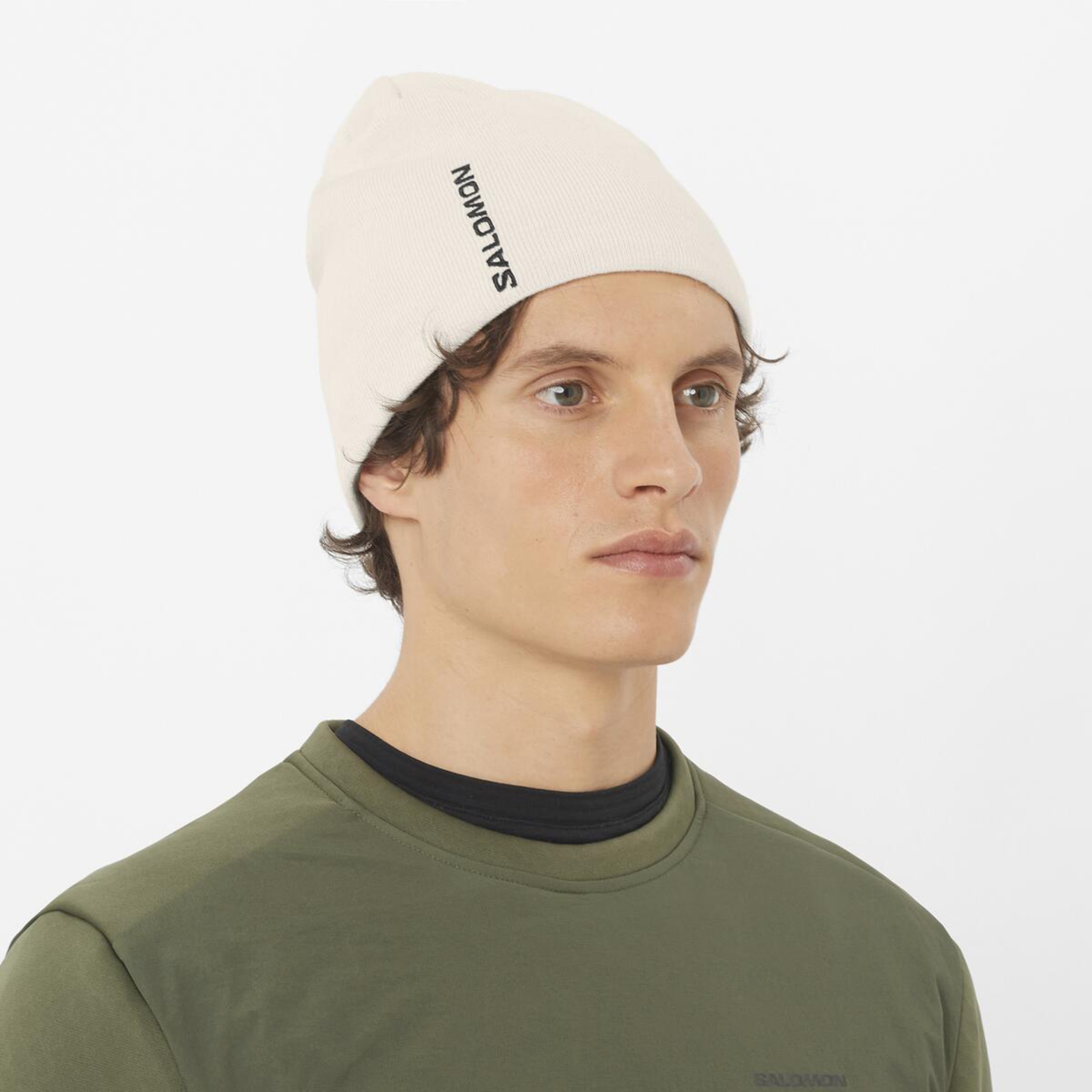 Gorro unisex GRAPHIC BEANIE SALOMON - Blanco Blanco-2