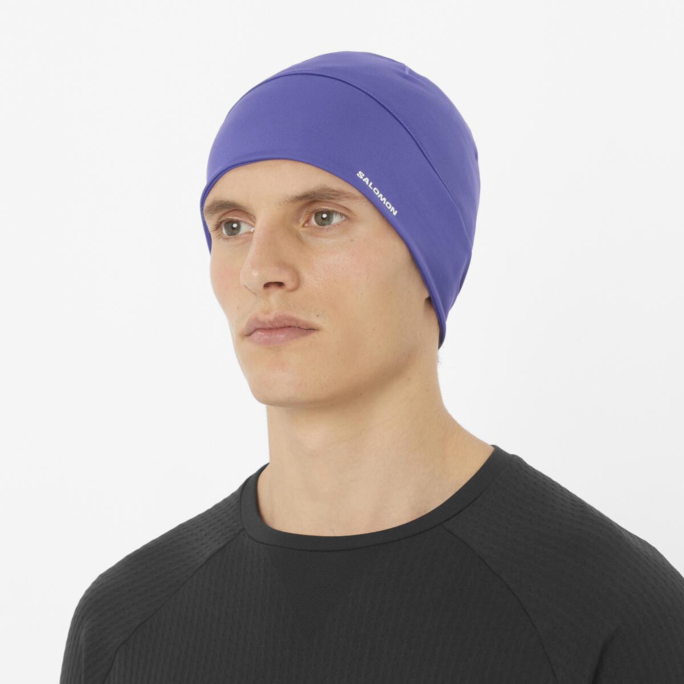 Gorro para hombre ACTIVE BEANIE SALOMON - Morado Morado-2