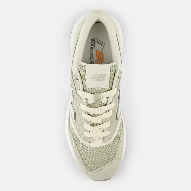 Sapatilhas casual de mulher 997 New Balance Verde / Bege-3