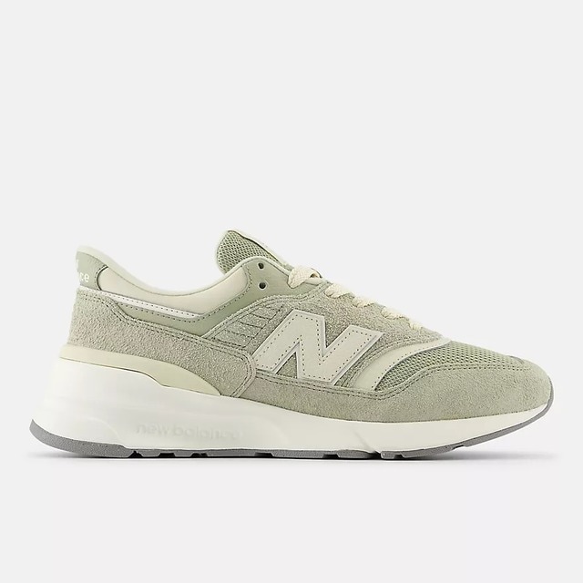 Sapatilhas casual de mulher 997 New Balance Verde / Bege-1