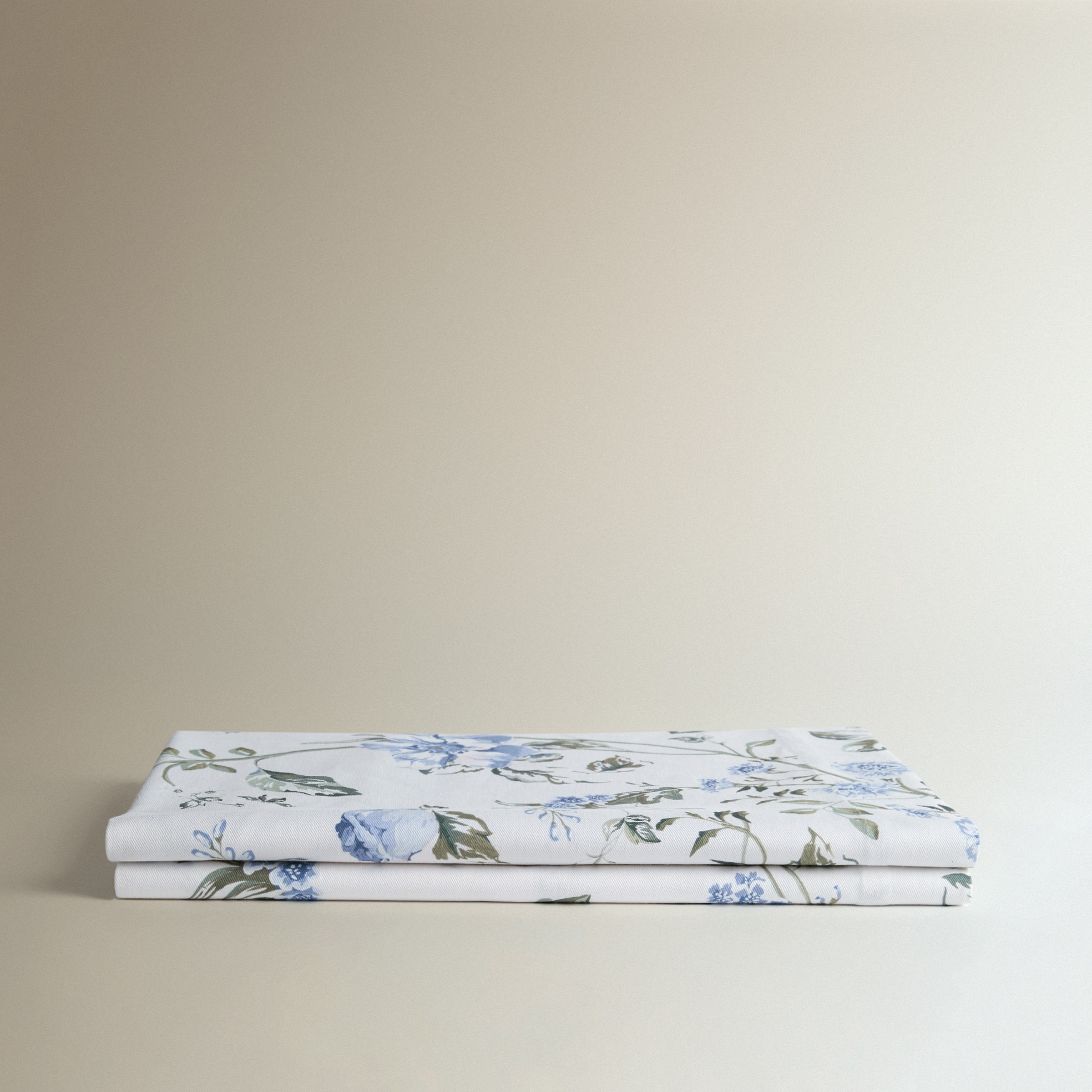 Toalha de Mesa de Algodão Orleans Azul-2