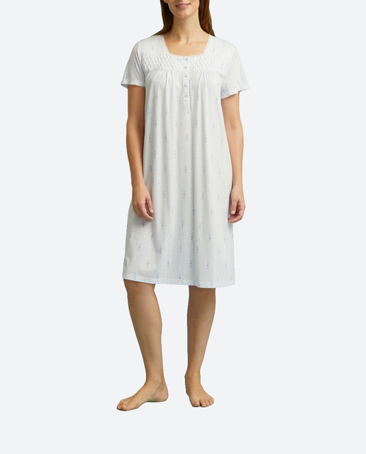 Imagen 0 de Camisón de mujer con rayas y flores