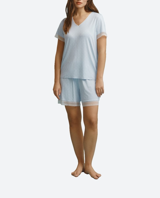 Imagen 0 de Pantalón pijama de mujer corto con lunares