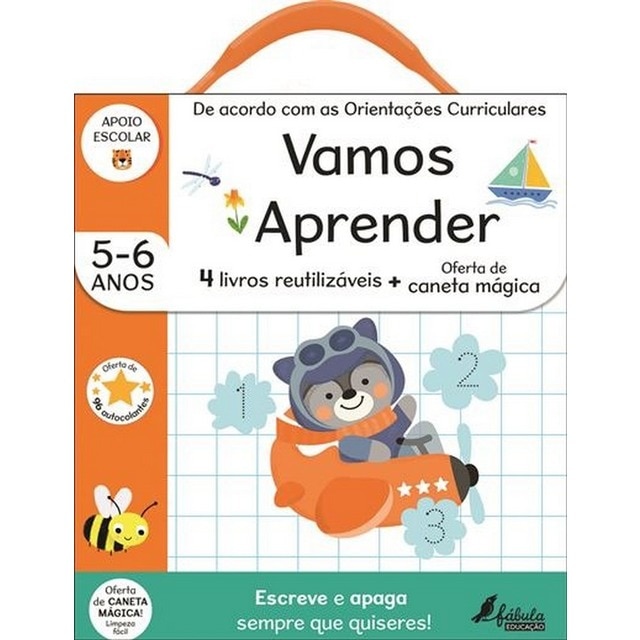 Imagem 0 de Vamos Aprender 5-6 Anos - Escreve e apaga sempre que quiseres