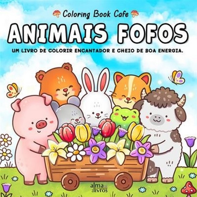 Imagem 0 de Animais Fofos - Um Livro de Colorir Encantador e Cheio de Boa Energia