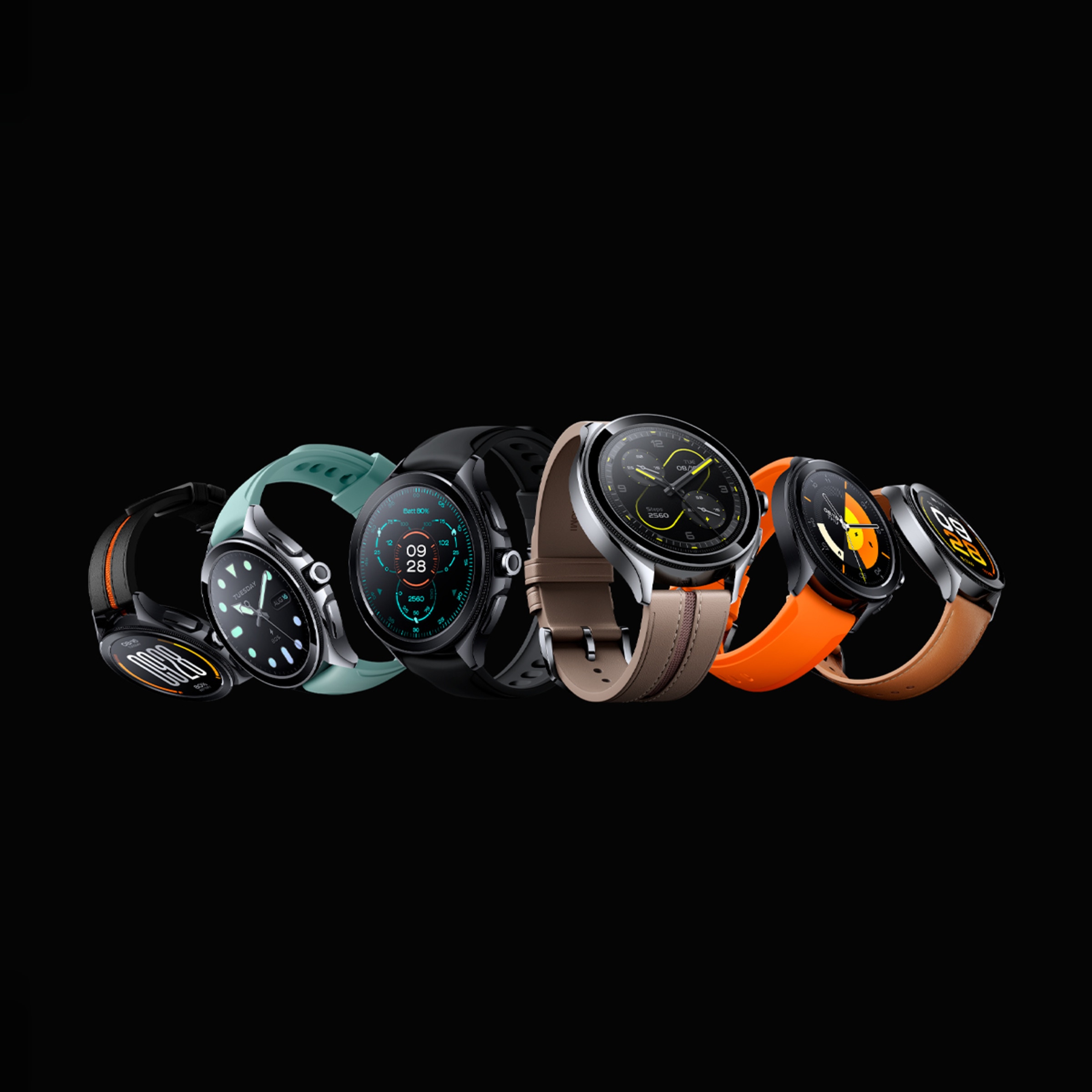 Smartwatch Xiaomi Watch 2 Pro 4G LTE Prateado com Bracelete em Pele - Castanho Prata-7