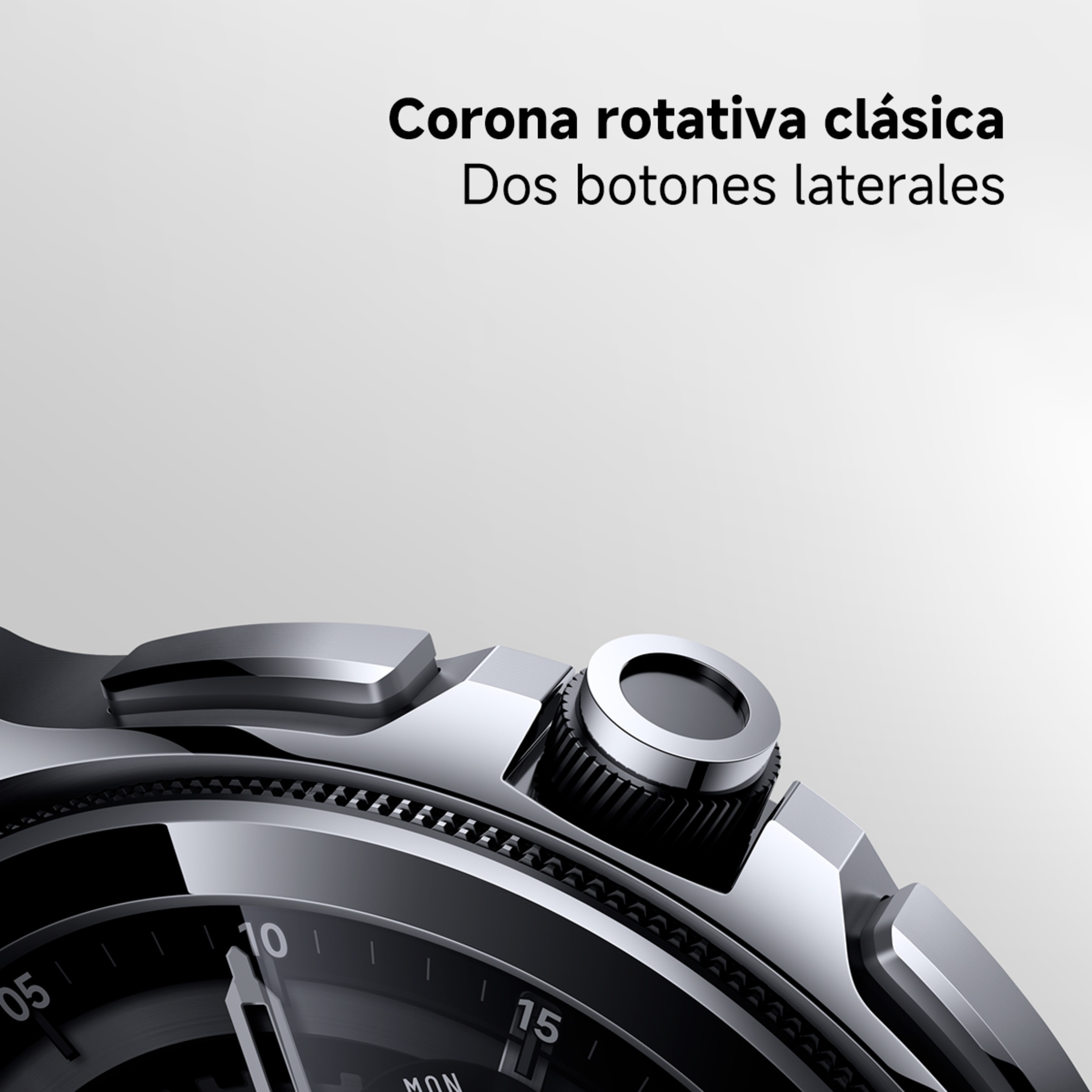 Smartwatch Xiaomi Watch 2 Pro 4G LTE Prateado com Bracelete em Pele - Castanho Prata-5
