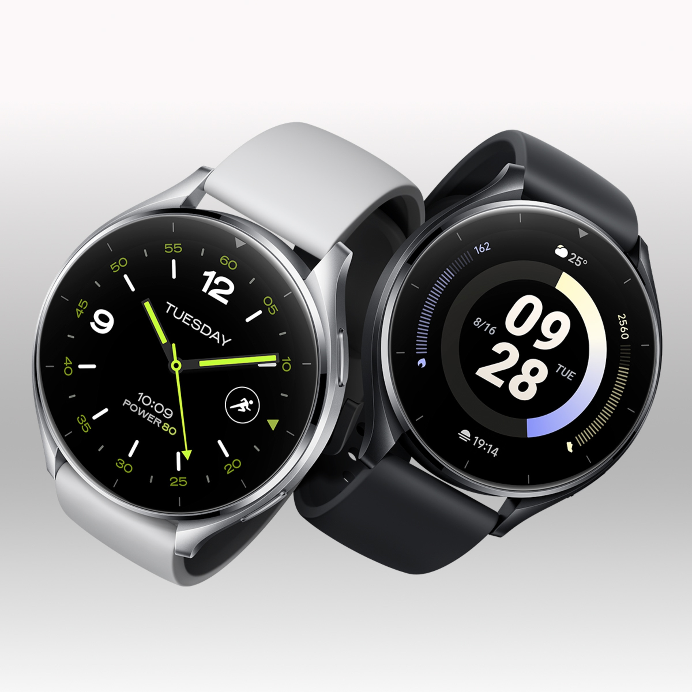 Smartwatch Xiaomi Watch 2 Caixa Prateada e Bracelete Cinza Claro Prata-8