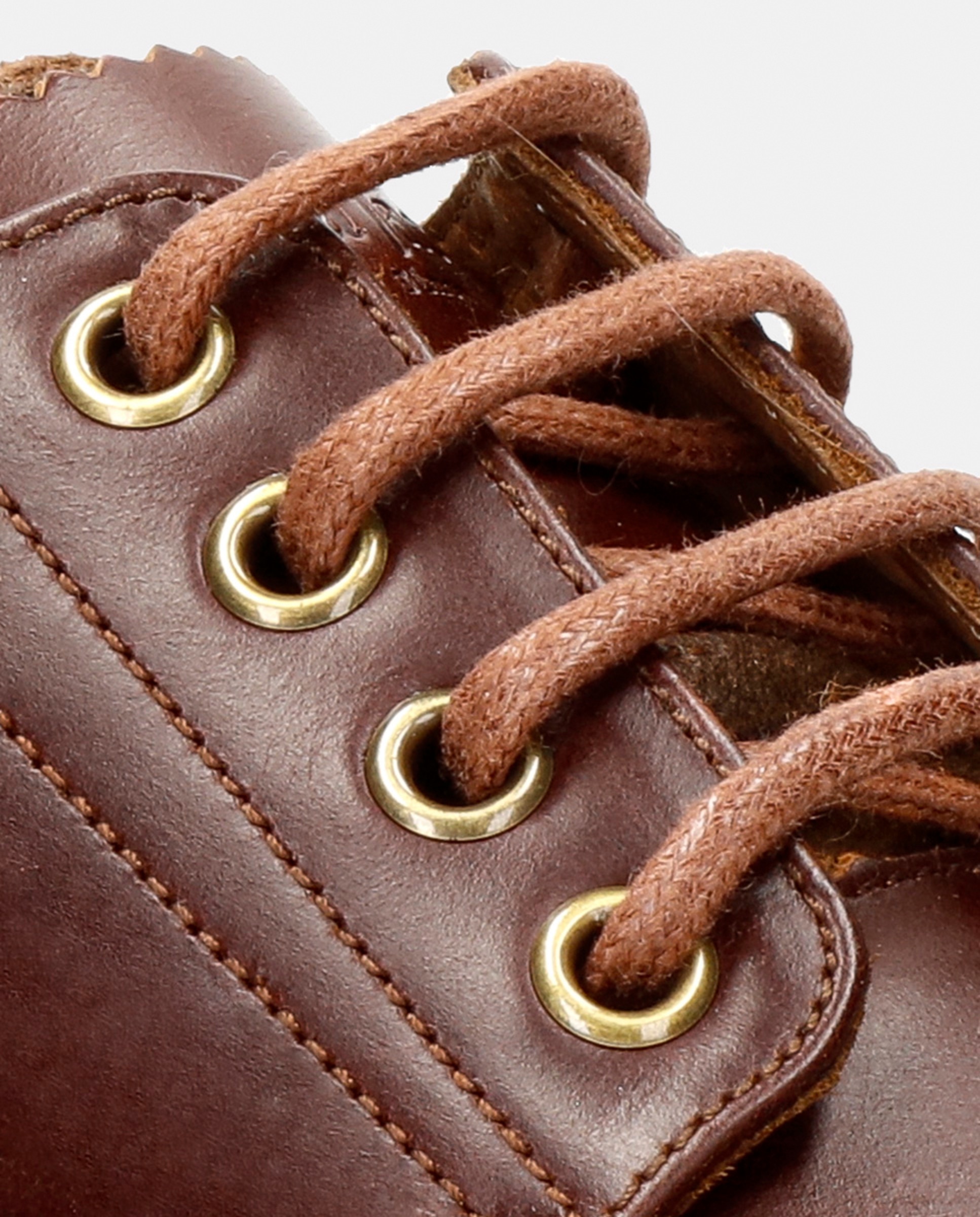 Sapatos de Atacadores em Pele com Forro em Pele Couro-6