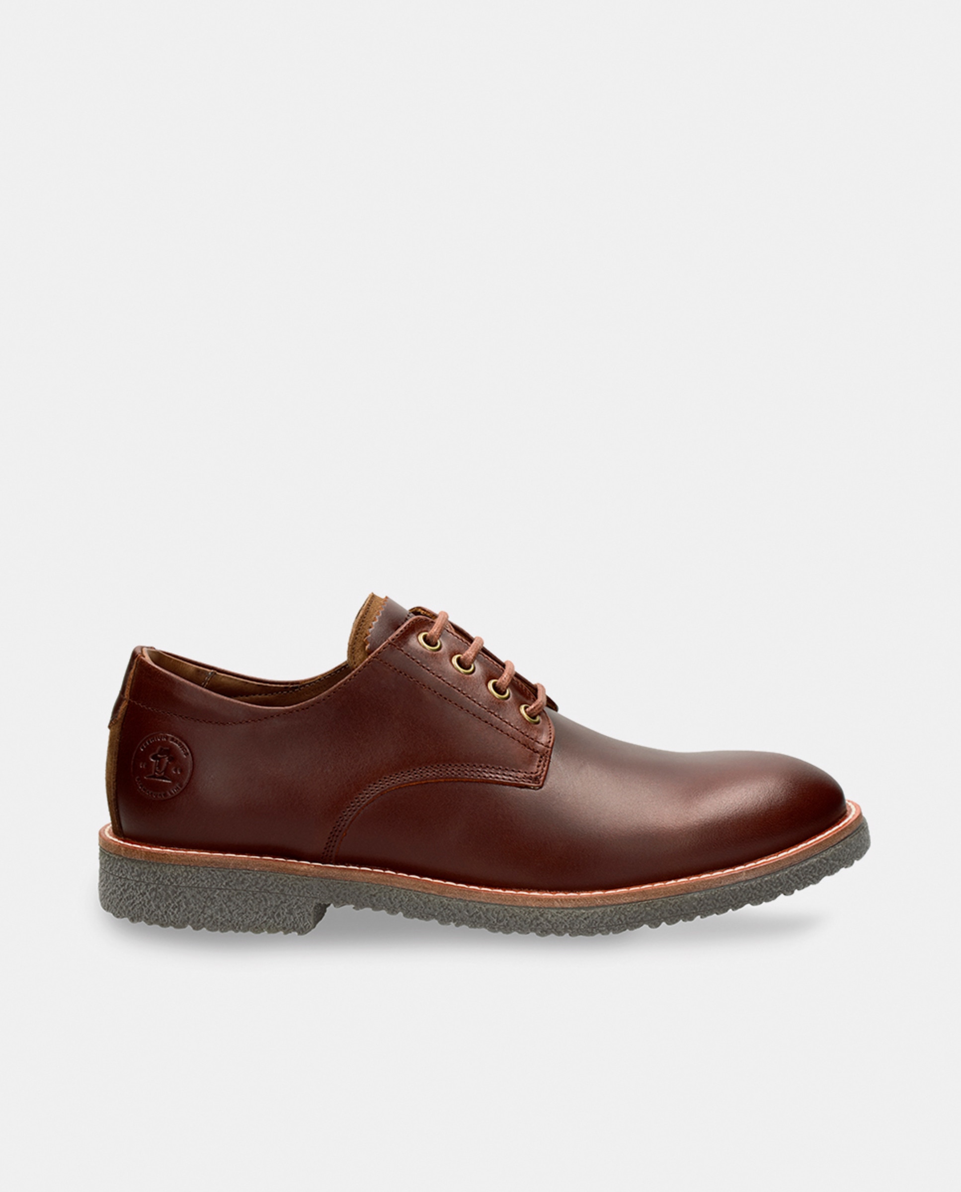 Sapatos de Atacadores em Pele com Forro em Pele Couro-1