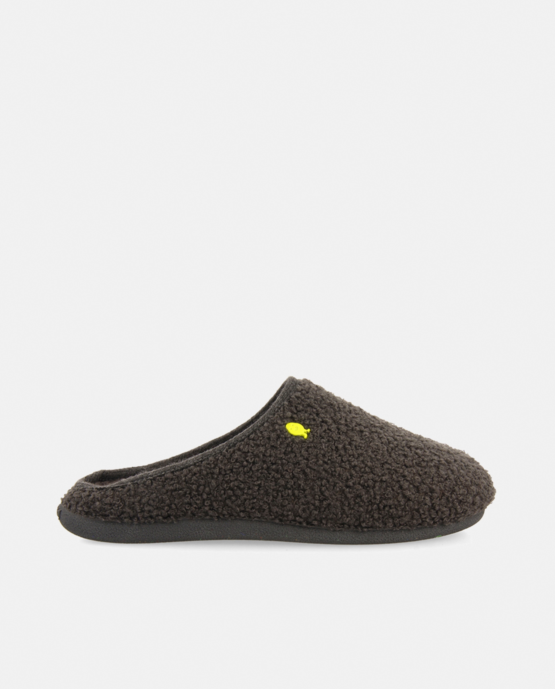 Pantufas com Pelo de Borrego Cinzento-1