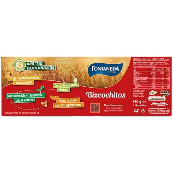 sponge cakes individually wrapped 5-pack container 140 g