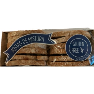 Tostas de Mistura sem Gúten embalagem 90 g - Museu Do Pão