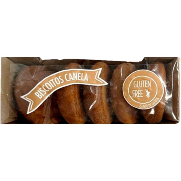 Biscoitos de Canela sem Glúten embalagem 110 g